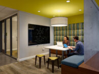 Nine East 33rd Apartments Study Lounge Area