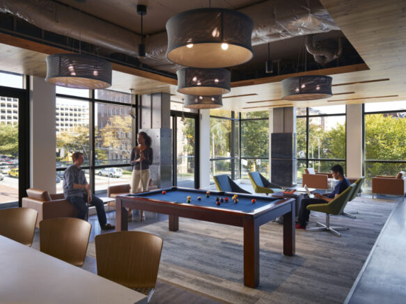 Nine East 33rd Apartments Game Room
